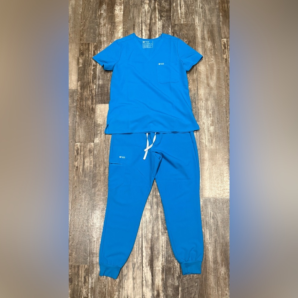 Figs Extreme Blue scrub set